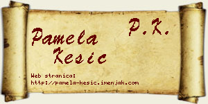 Pamela Kesić vizit kartica